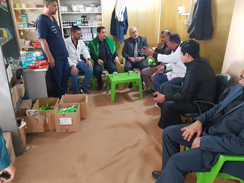 المدير العام يزور المفرزة الطبية التابعة لمستشفى السجاد (ع)
