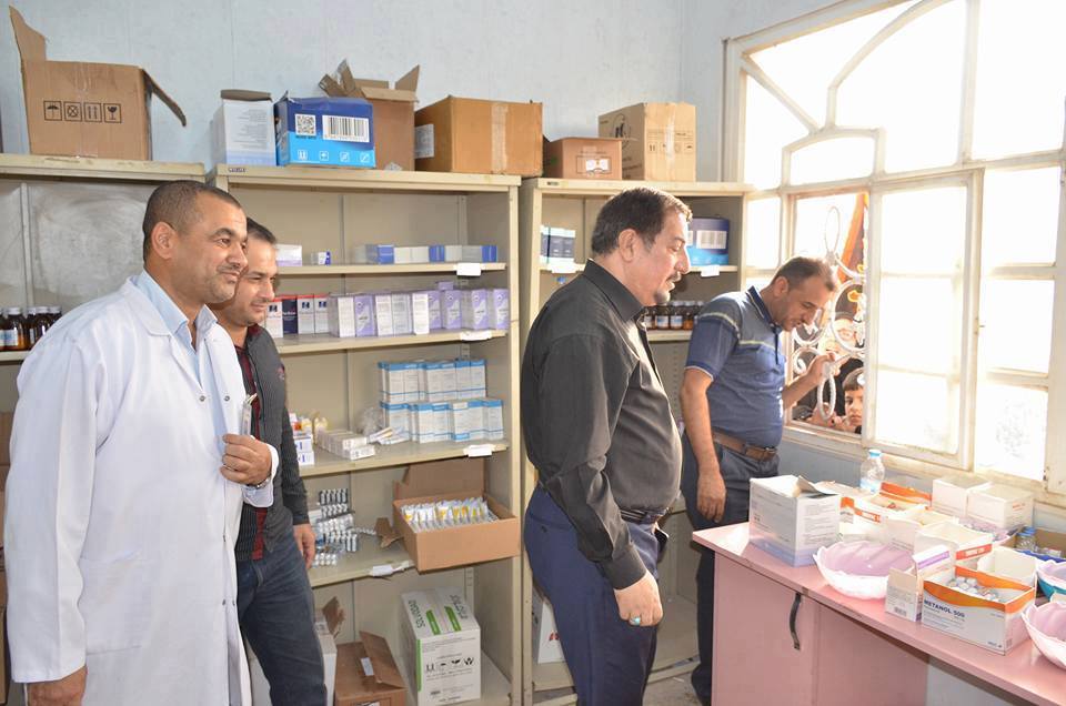 صحة النجف الاشرف   المدير العام يزور مفرزة مستشفى الزهراء ويثني على جهود العاملين فيها