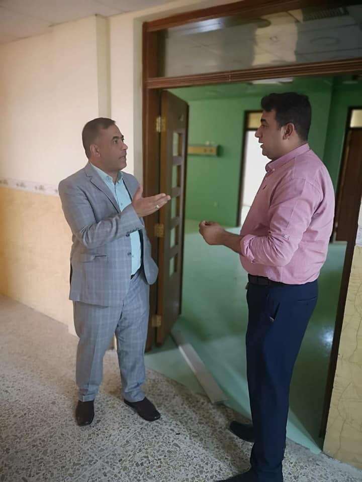 معاون المدير العام يطلع على مراحل انجاز خدج مستشفى الفرات الاوسط