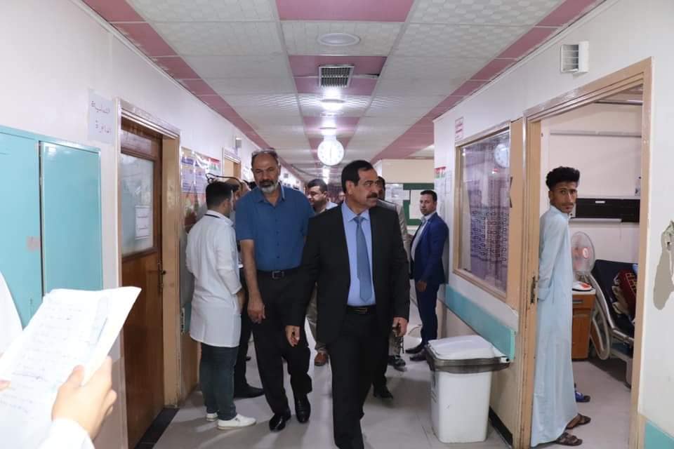 مدير عام الصحة يبدأ معايشة ميدانية في مدينة الصدر الطبية