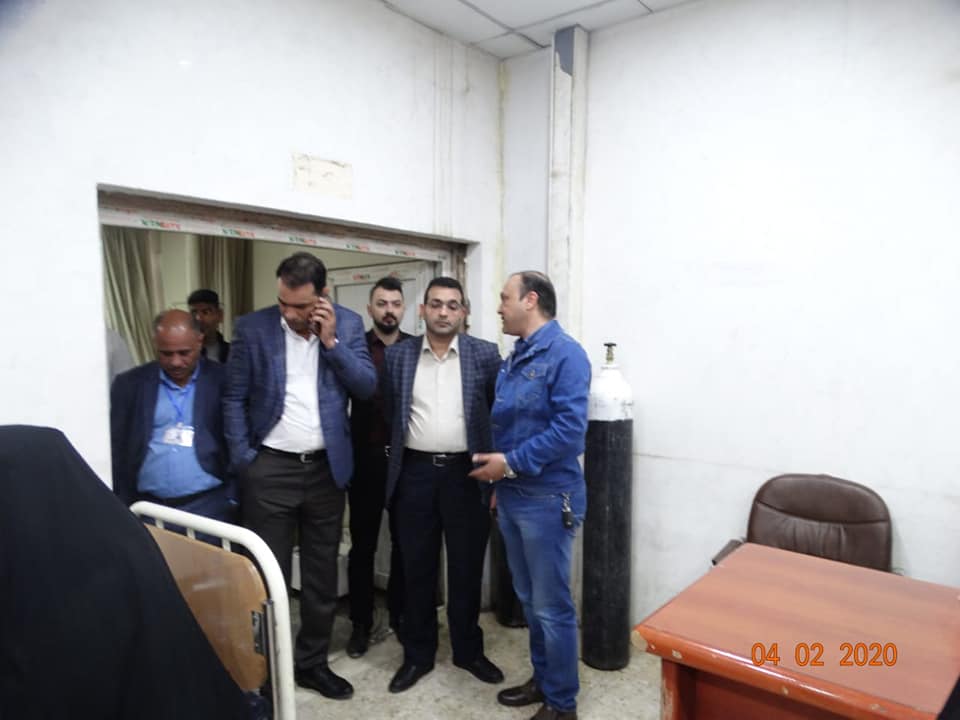 مدراء التخطيط والتفتيش يزوران مستشفى السجاد